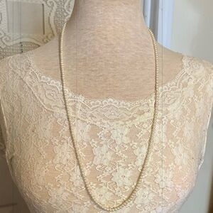 Vintage Faux Pearl Necklace Signed “Avon NR”